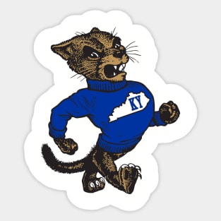 Kentucky Old School Cat Sticker